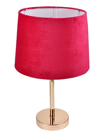 Lampe velours boudoir noir