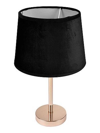 Lampe velours boudoir noir