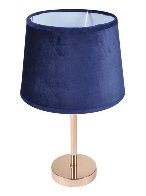 Lampe velours boudoir noir - Kiabi