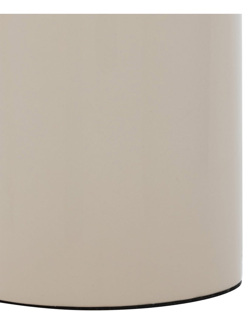 Lampe verre sablé et grès design sculptural ASTI Beige - Kiabi