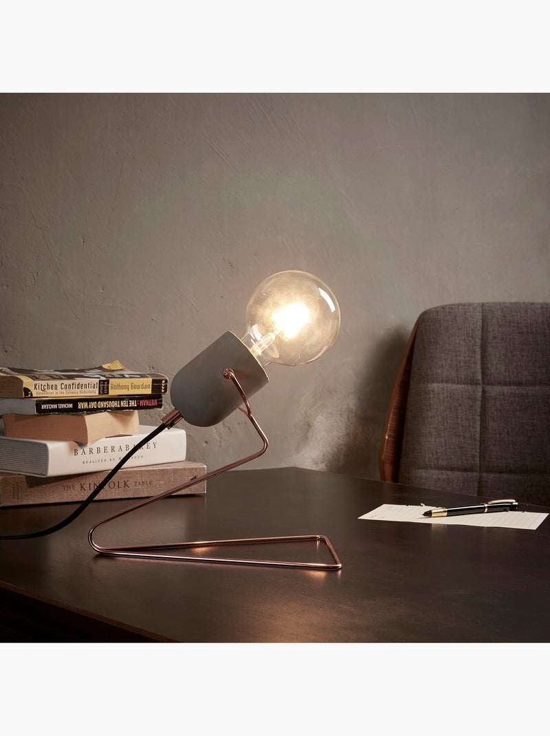 Lampee de bureau en métal, 22cm Or - Kiabi