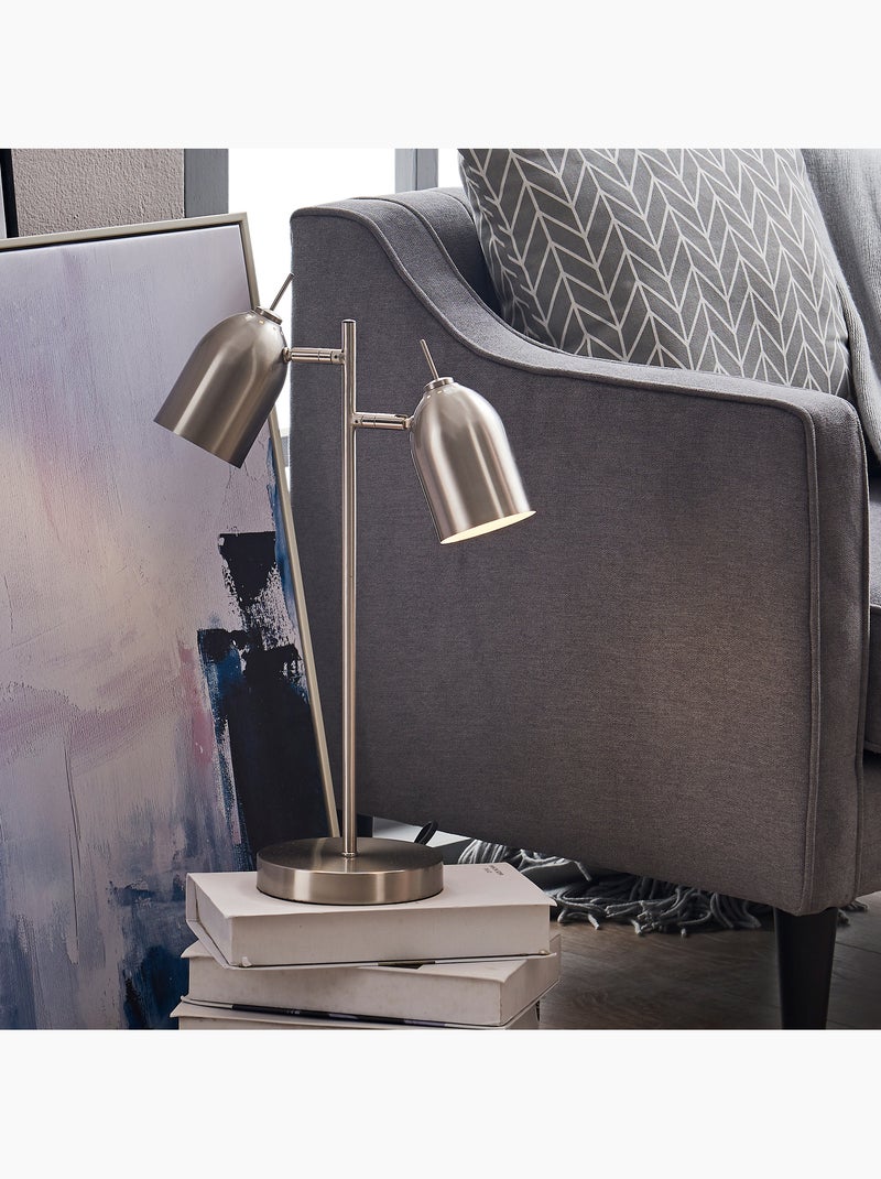 Lampee de bureau en métal réglable, 46cm Gris - Kiabi