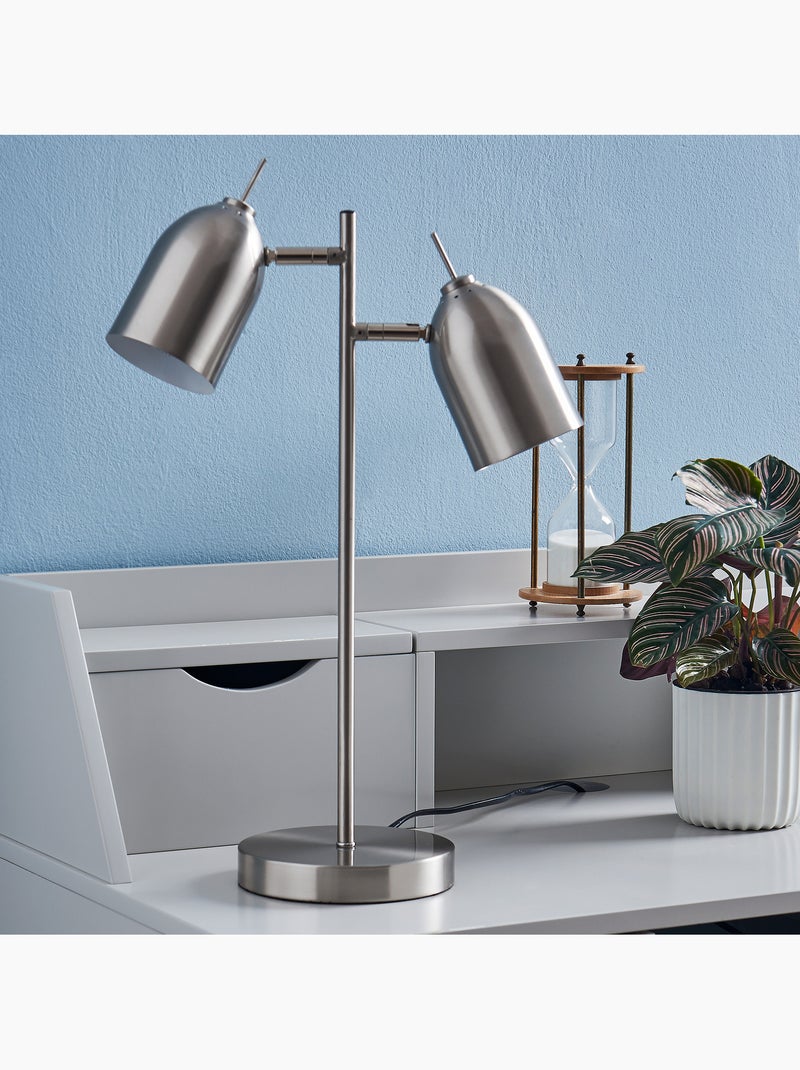 Lampee de bureau en métal réglable, 46cm Gris - Kiabi