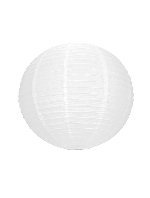 Lampion en papier 50 cm                             blanc 
