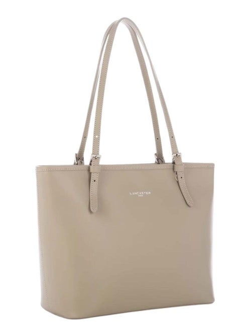 Lancaster Cabas Smooth Épaule M  Taupe/Galet - Kiabi