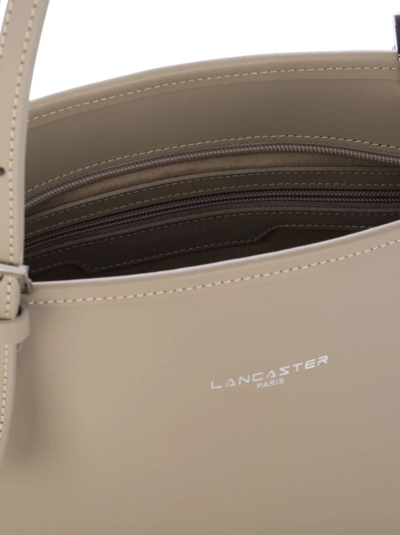 Lancaster Cabas Smooth Épaule M  Taupe/Galet Marron - Kiabi