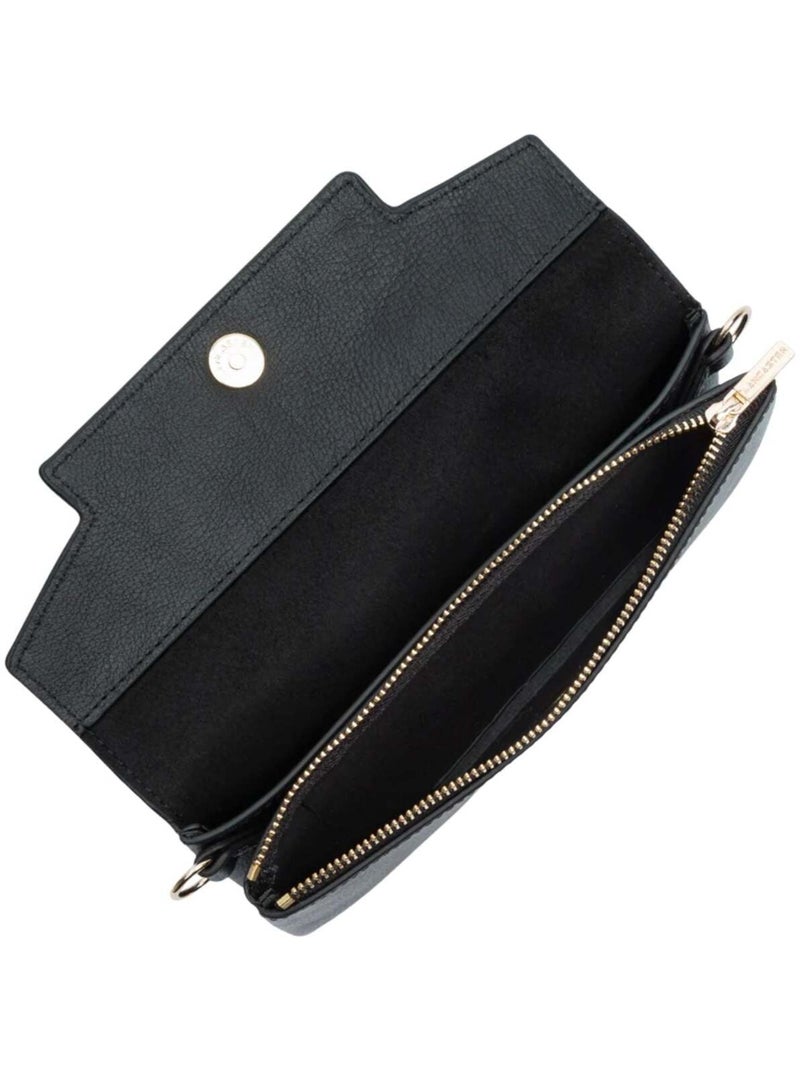 Lancaster Paris  Pochette A rabat avec pression S Mademoiselle Grace Noir - Kiabi