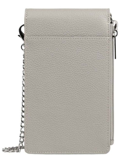 Lancaster Pochette smartphone A rabat avec pression Foulonné PM - Kiabi