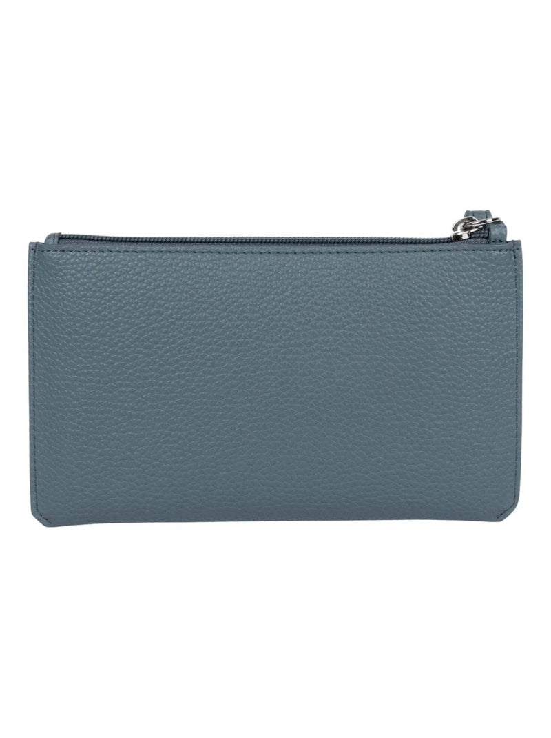 Lancaster Pochette Zippé Maya Double KBA   Givré Bleu - Kiabi