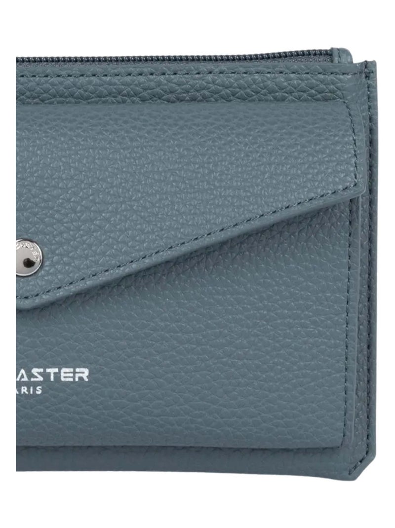 Lancaster Pochette Zippé Maya Double KBA   Givré Bleu - Kiabi