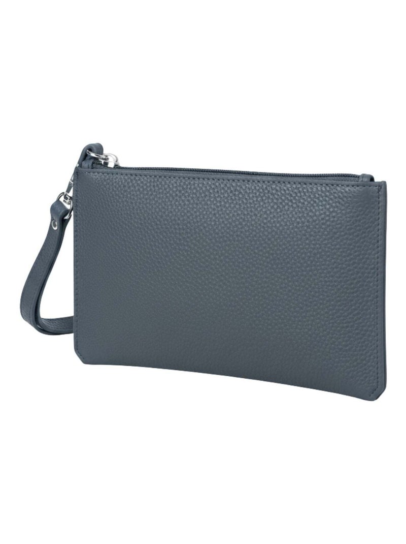 Lancaster Pochette Zippé Maya Double KBA   Givré Bleu - Kiabi