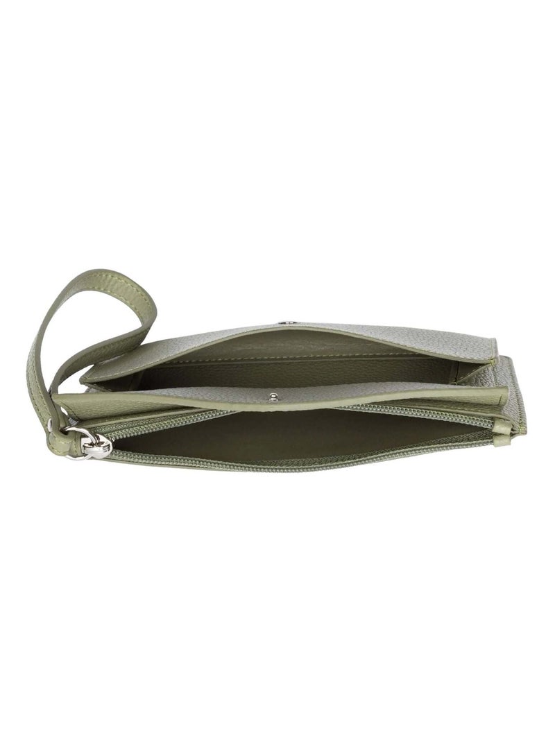 Lancaster Pochette Zippé Maya Double KBA Vert - Kiabi