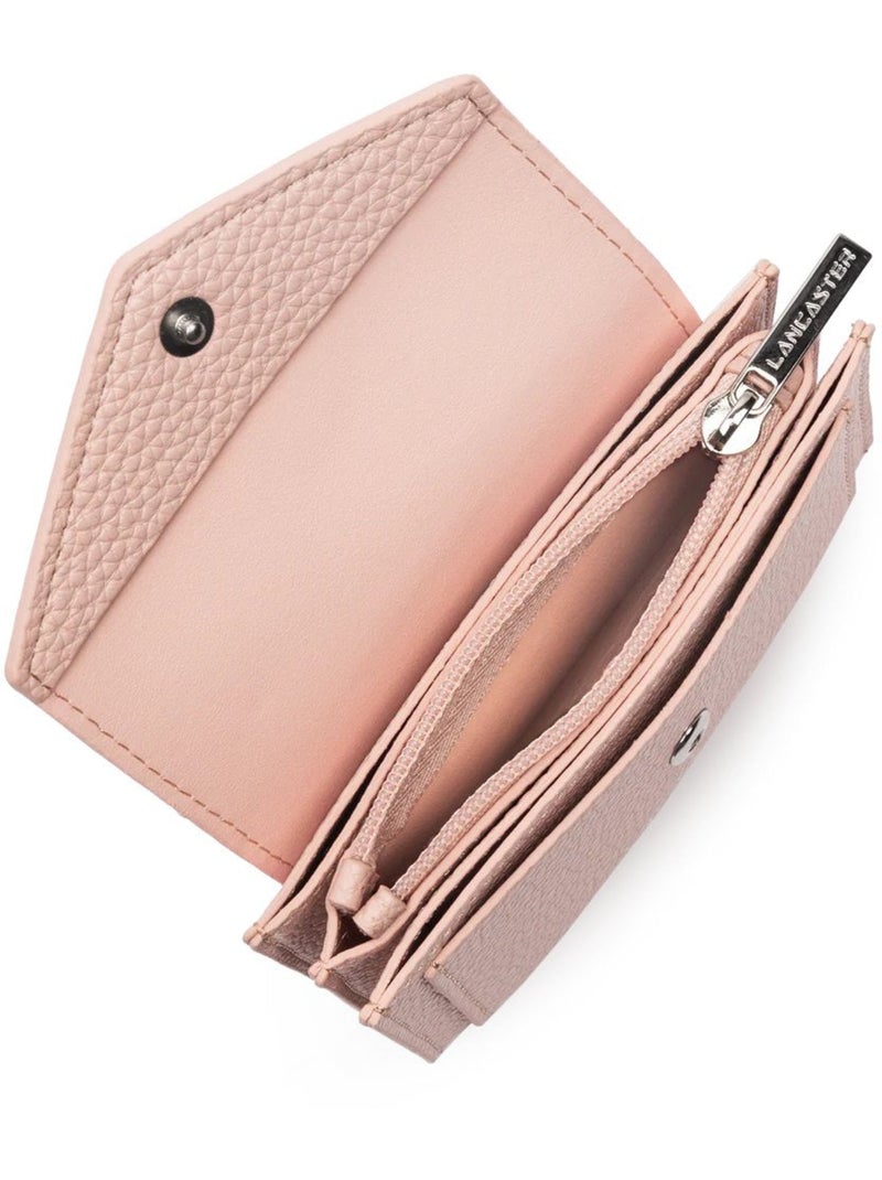 Lancaster Porte-Cartes Maya Double Kba Cuir Rose - Kiabi