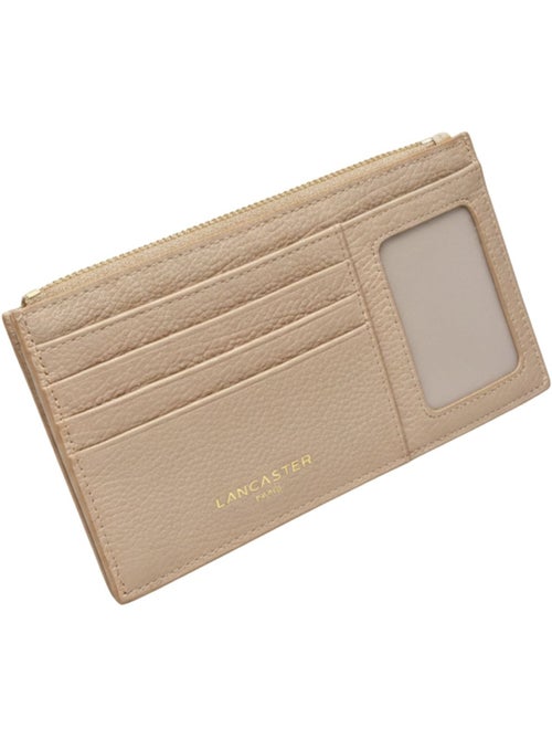 Lancaster Porte-cartes Zippé Dune  Foncé - Kiabi