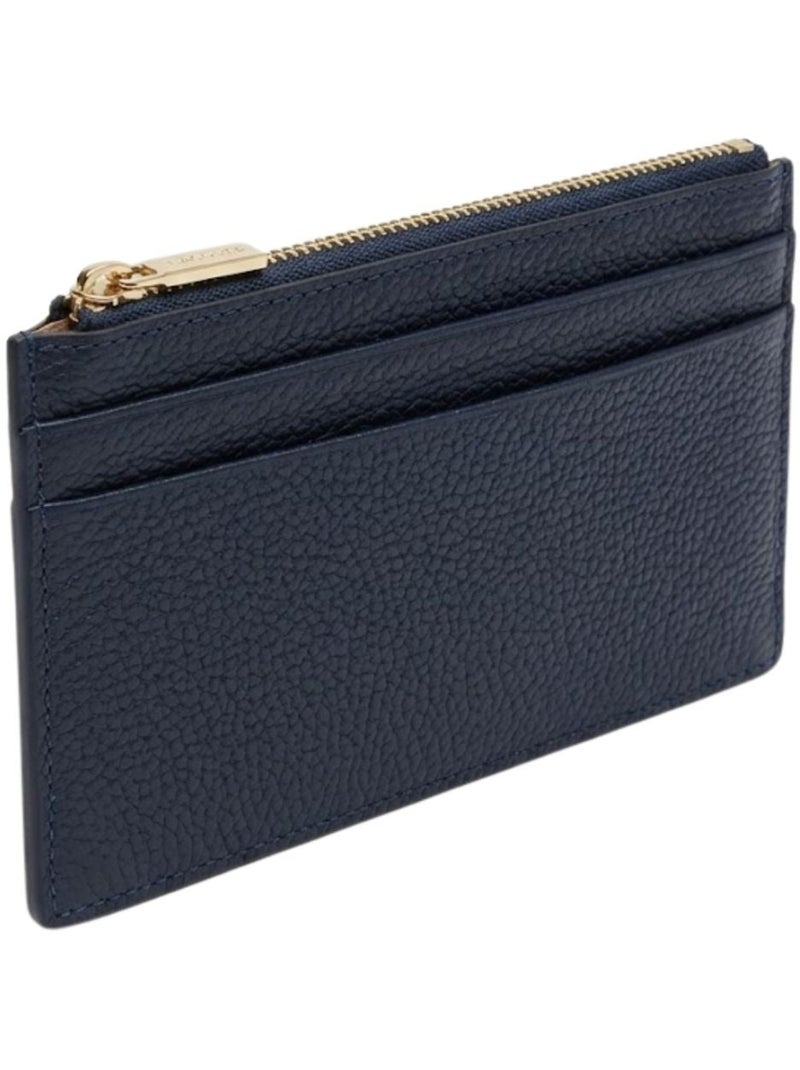 Lancaster Porte-cartes Zippé Dune  Foncé Bleu - Kiabi