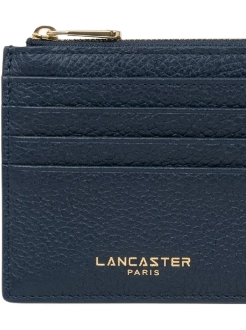 Lancaster Porte-cartes Zippé Dune  Foncé Bleu - Kiabi