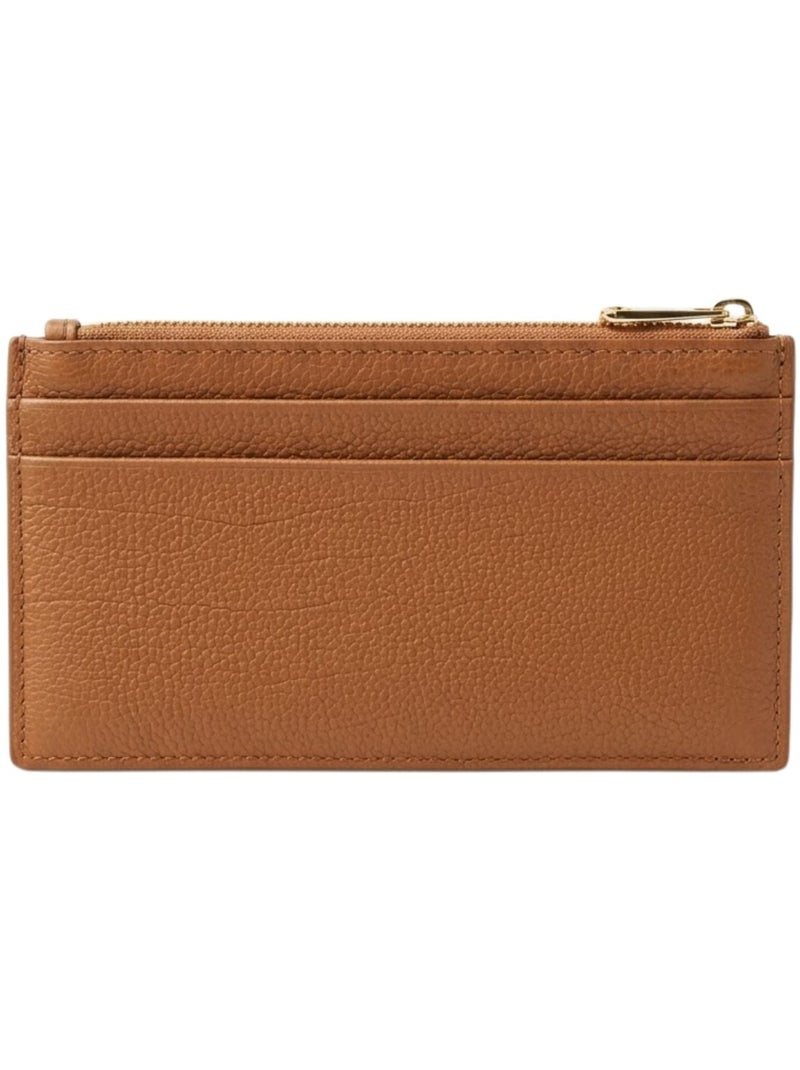Lancaster Porte-cartes Zippé Dune Marron - Kiabi