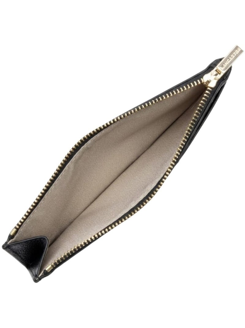 Lancaster Porte-cartes Zippé Dune Noir - Kiabi