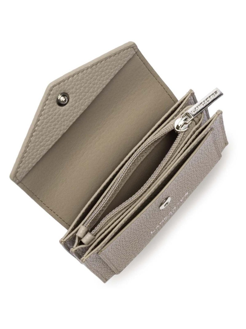 Lancaster Porte-cartes Zippé Maya Double KBA Gris - Kiabi