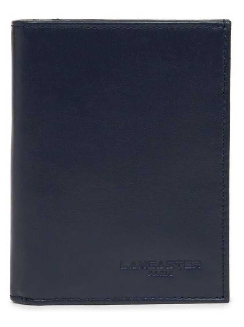 Lancaster Portefeuille Cuir Vachette Capital Bleu - Kiabi
