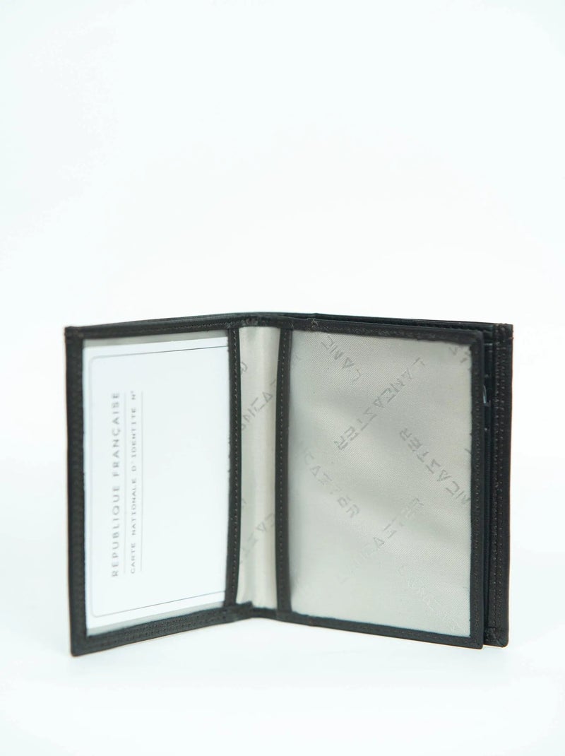 Lancaster Portefeuille Cuir Vachette   RFID Marron - Kiabi