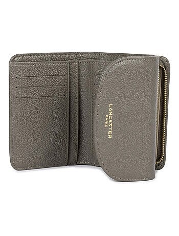 Lancaster Portefeuille dos à dos A rabat avec pression Dune