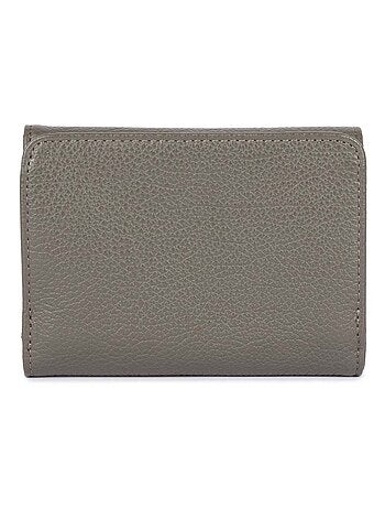 Lancaster Portefeuille dos à dos A rabat avec pression Dune