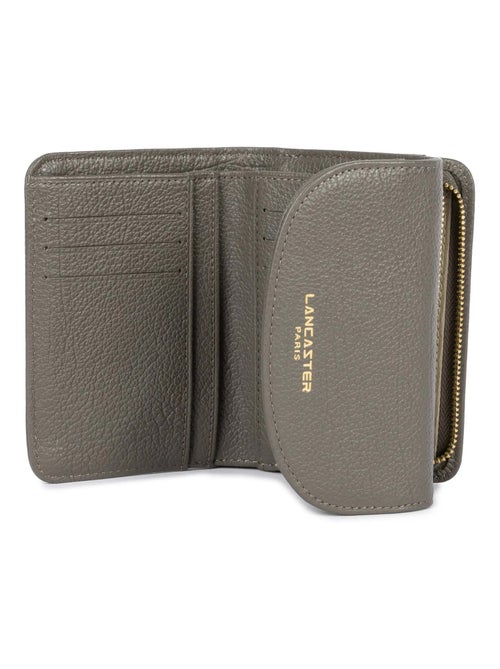 Lancaster Portefeuille dos à dos A rabat avec pression Dune - Kiabi