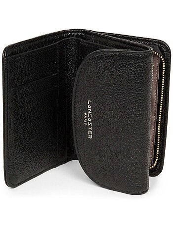 Lancaster Portefeuille dos à dos A rabat avec pression Dune