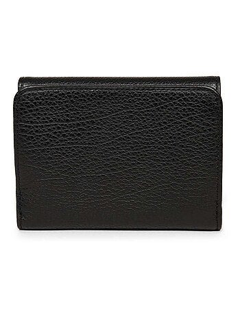 Lancaster Portefeuille dos à dos A rabat avec pression Dune