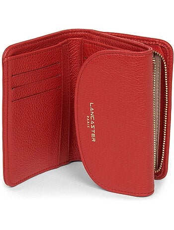 Lancaster Portefeuille dos à dos A rabat avec pression Dune