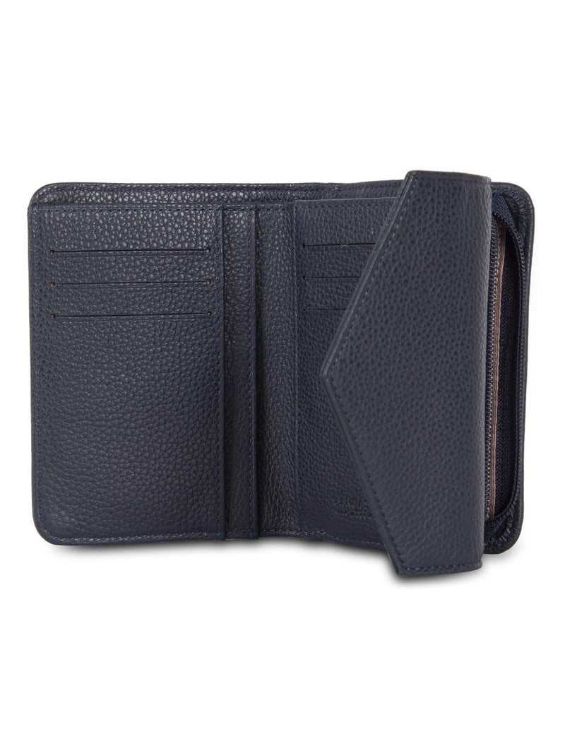 Lancaster Portefeuille Foulonné PM   Foncé Bleu - Kiabi
