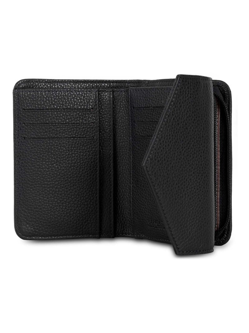 Lancaster Portefeuille Foulonné PM Noir - Kiabi