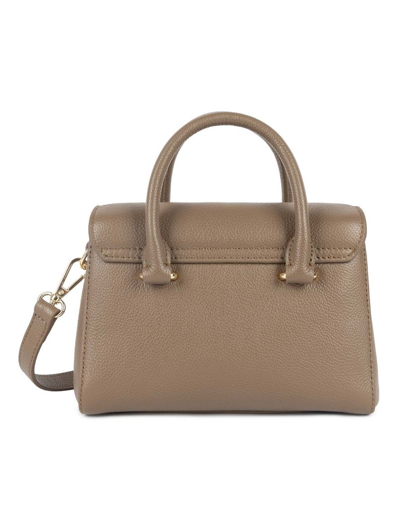 Lancaster Sac à main A rabat avec fermoir Mini Milano Cosmos Beige - Kiabi