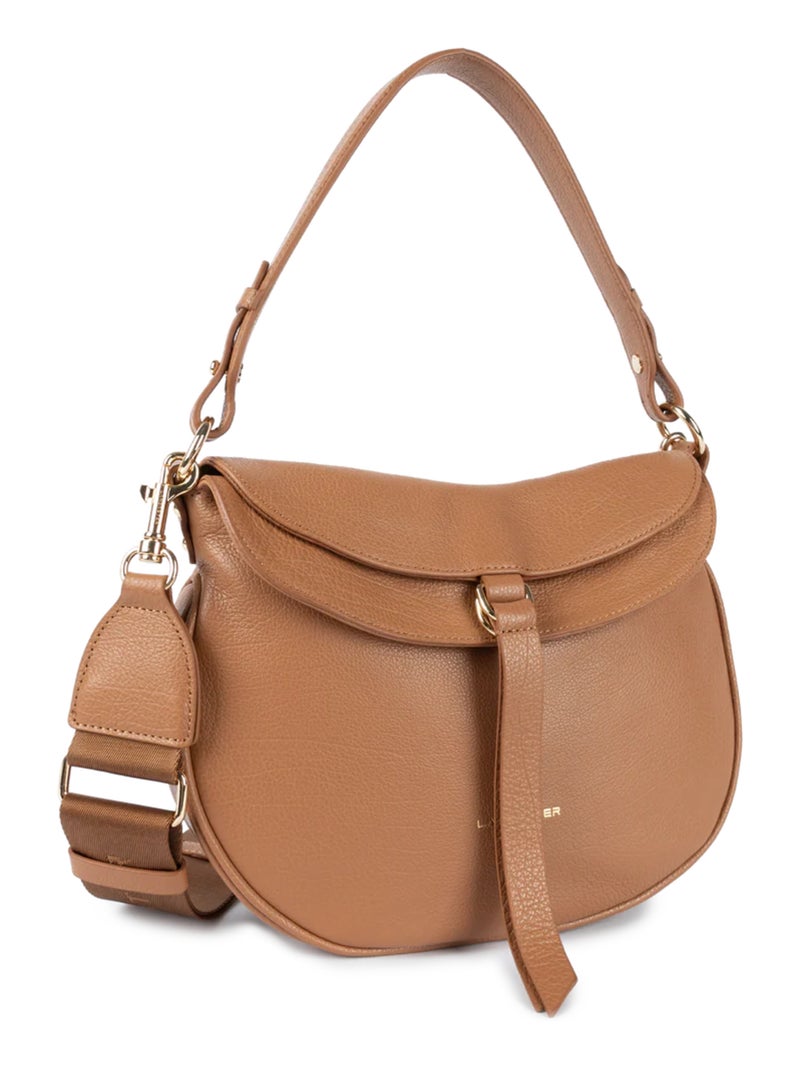 Lancaster Sac besace A rabat aimanté M Dune Gaia Camel - Kiabi