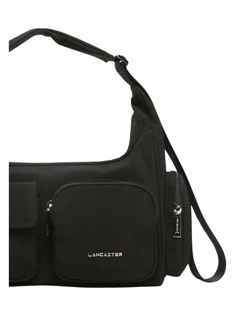 Lancaster Sac besace Zippé Basic Pocket Noir - Kiabi