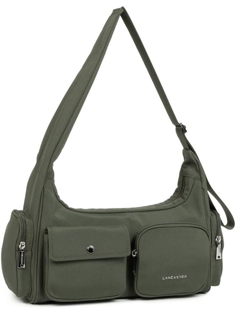 Lancaster Sac besace Zippé Basic Pocket Vert - Kiabi