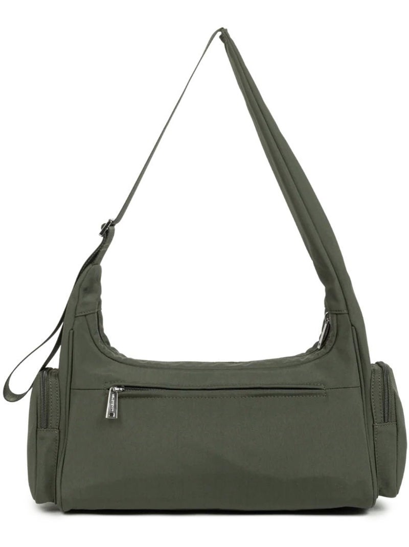 Lancaster Sac besace Zippé Basic Pocket Vert - Kiabi