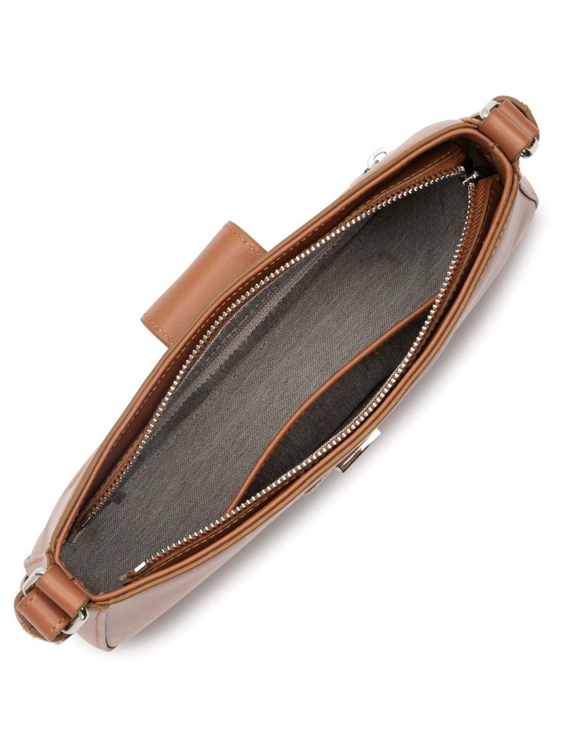 Lancaster Sac besace Zippé M Paris Ily Marron - Kiabi