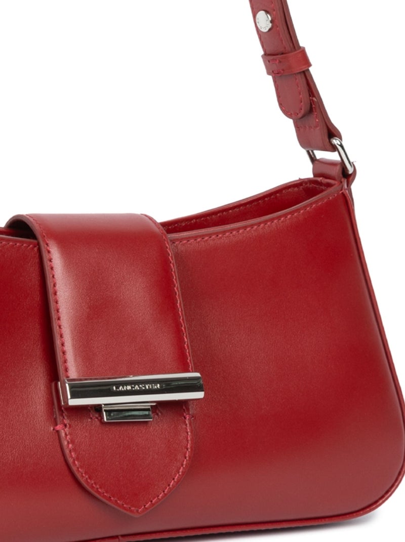 Lancaster Sac besace Zippé M Paris Ily Rouge - Kiabi