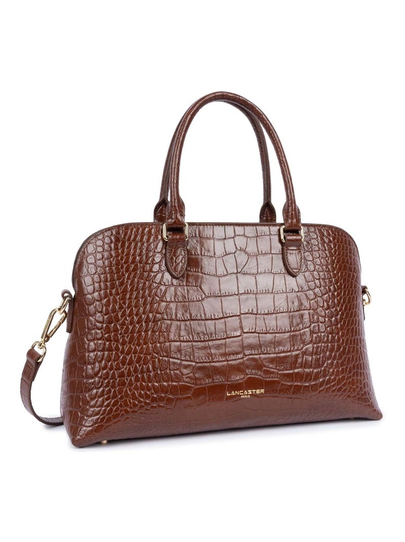 Lancaster Sac demi lune Zippé L Exo Marron - Kiabi