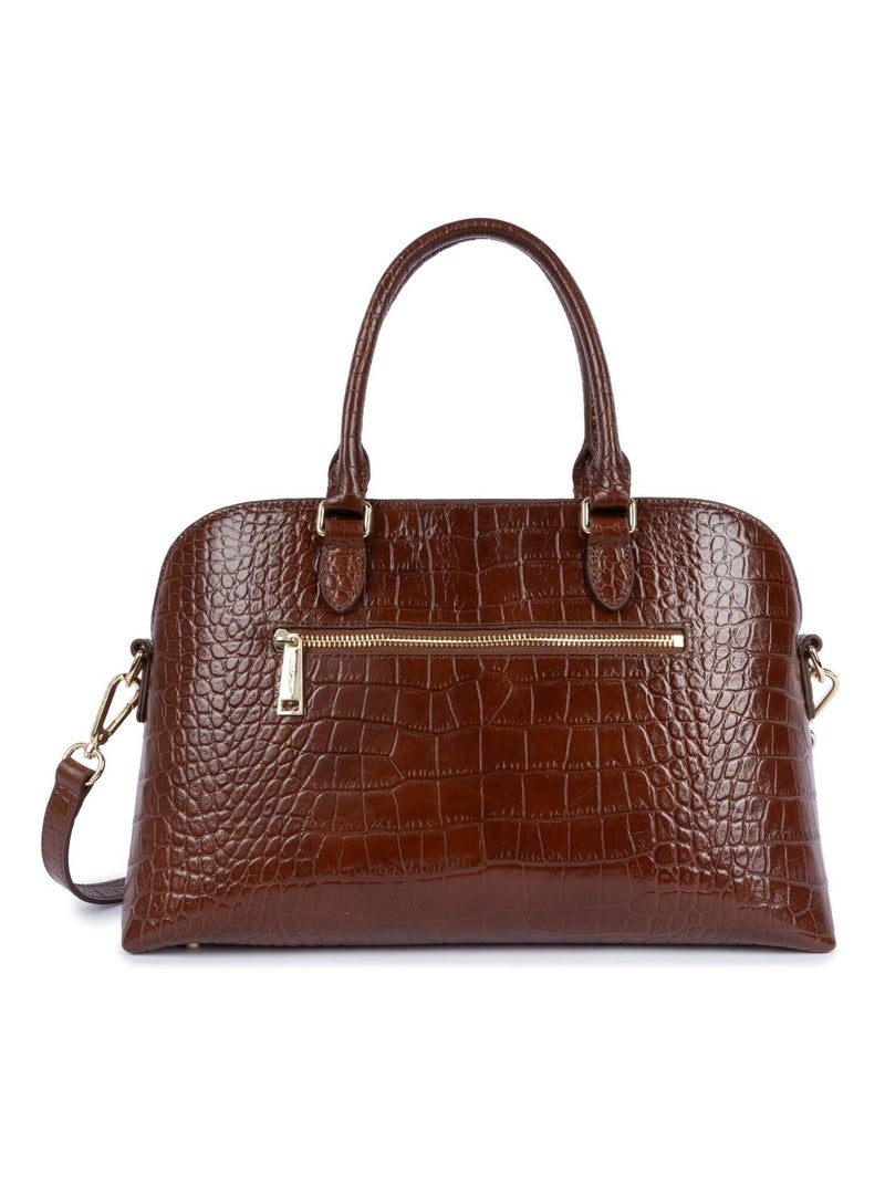 Lancaster Sac demi lune Zippé L Exo Marron - Kiabi