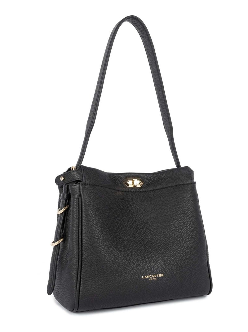 Lancaster Sac hobo Avec fermoir M Lady ROMY Noir - Kiabi