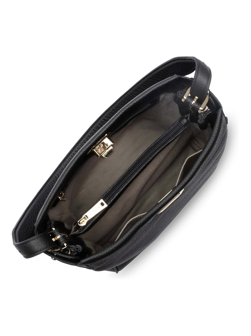 Lancaster Sac hobo Avec fermoir M Lady ROMY Noir - Kiabi