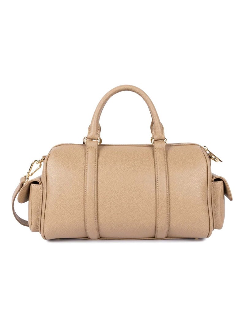 Lancaster Sac polochon Zippé M Milano Ana Beige - Kiabi