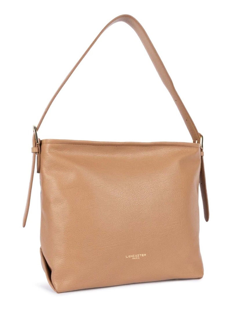 Lancaster Sac seau Zippé Dune Marron - Kiabi