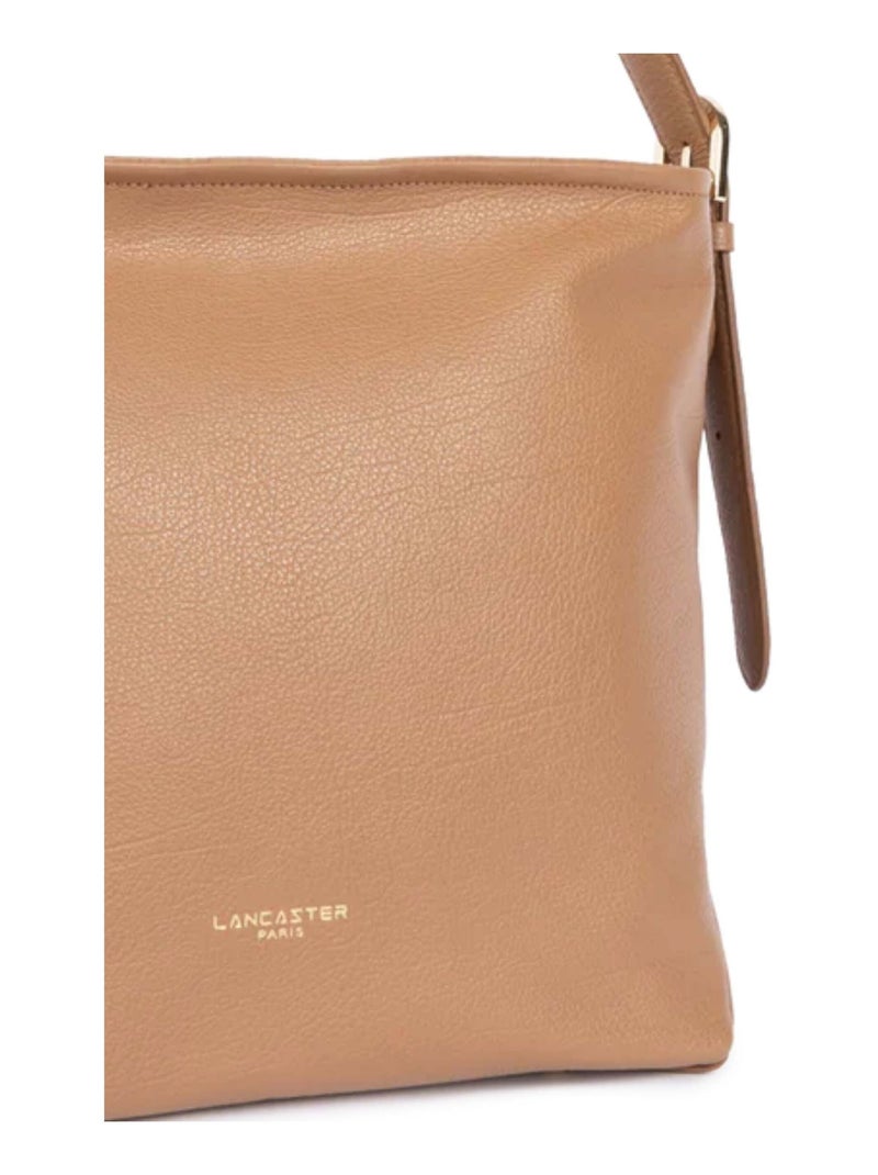 Lancaster Sac seau Zippé Dune Marron - Kiabi