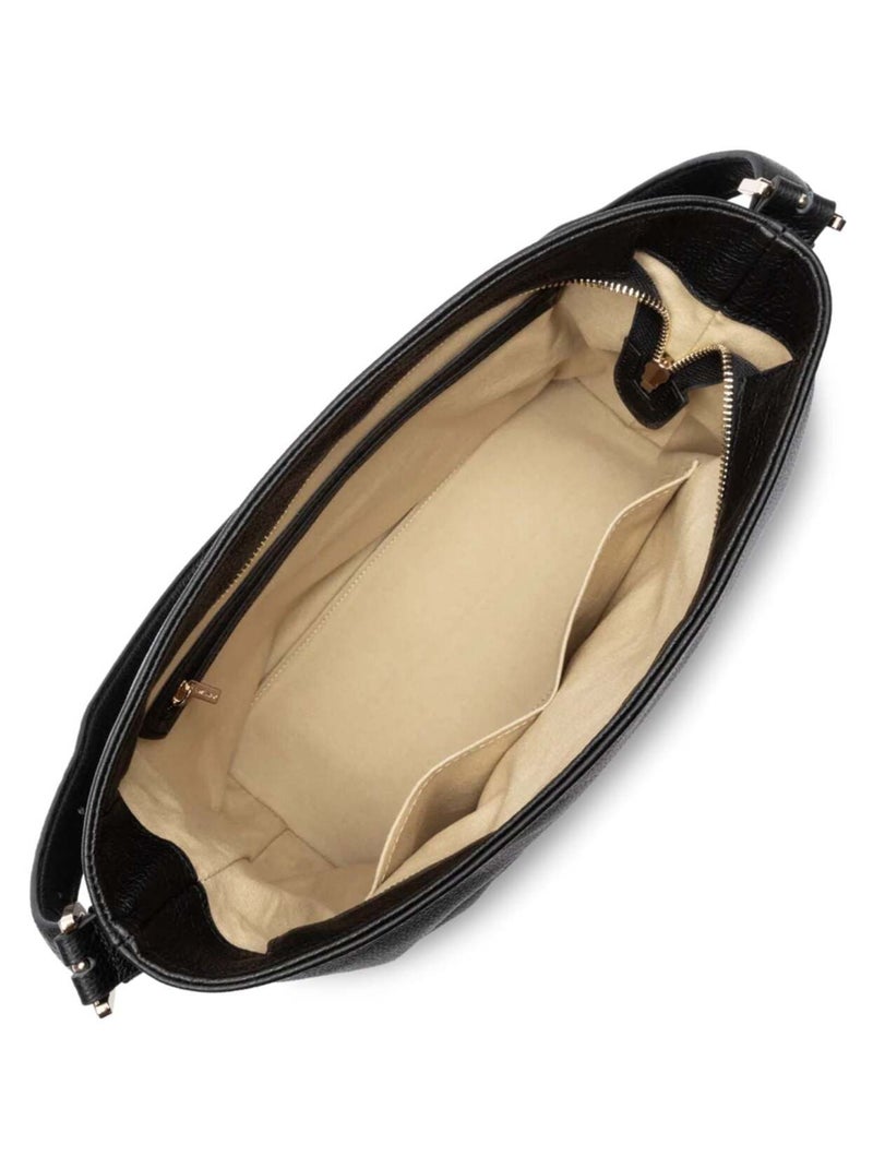 Lancaster Sac seau Zippé Dune Noir - Kiabi