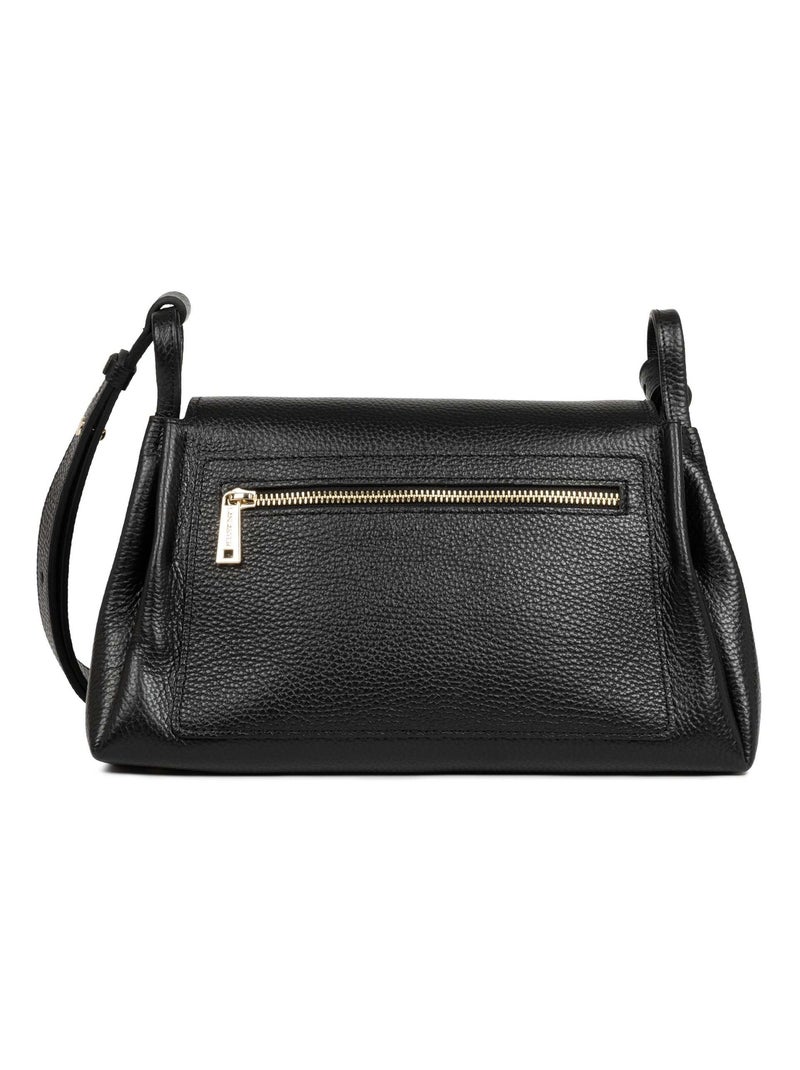 Lancaster Sac trotteur A rabat aimanté L Accordéon Double   - In - Nude Noir - Kiabi
