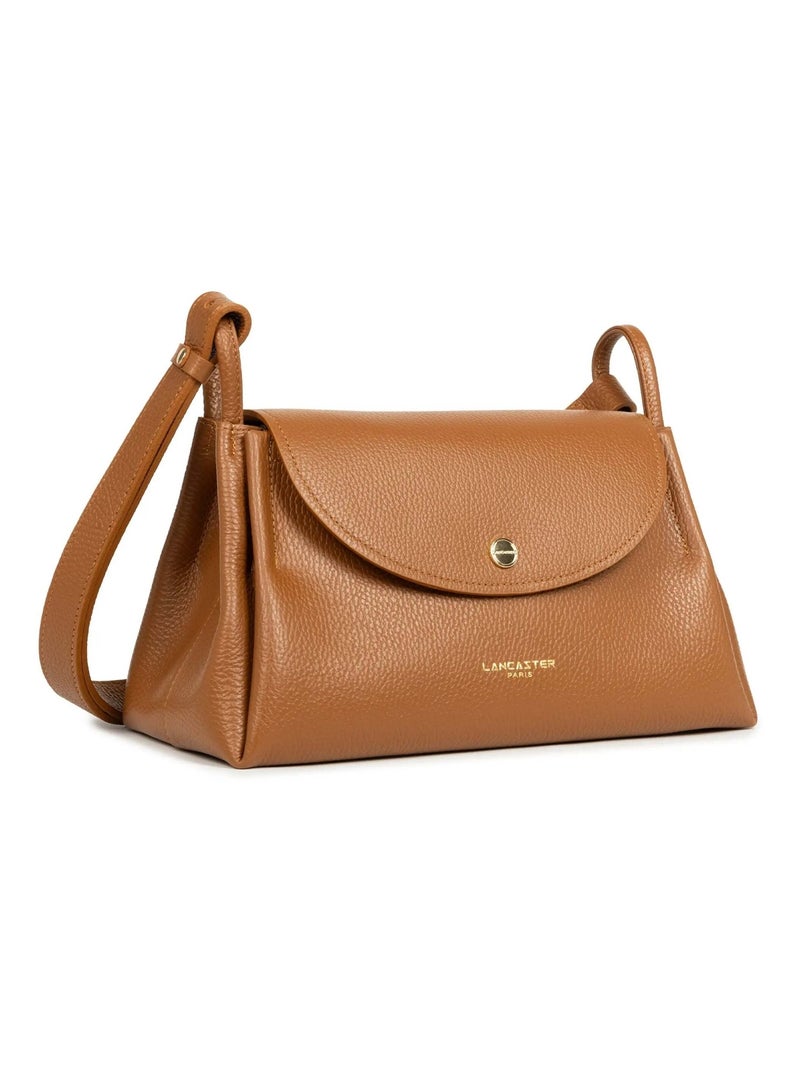 Lancaster Sac trotteur A rabat aimanté L Accordéon Double Marron - Kiabi
